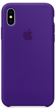 Чехол для iPhone X Apple Silicone Ultra Violet